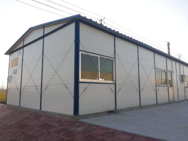 light steel structure wall bearing prefab house for workers