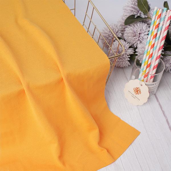 Wrinkle Resistant Cotton Pique Fabric Customized 40S Y-4123 Smooth Texture