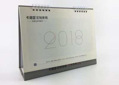 Calendário de mesa bonito do papel de arte, calendários de mesa eretos da empresa de pequeno porte para anúncios