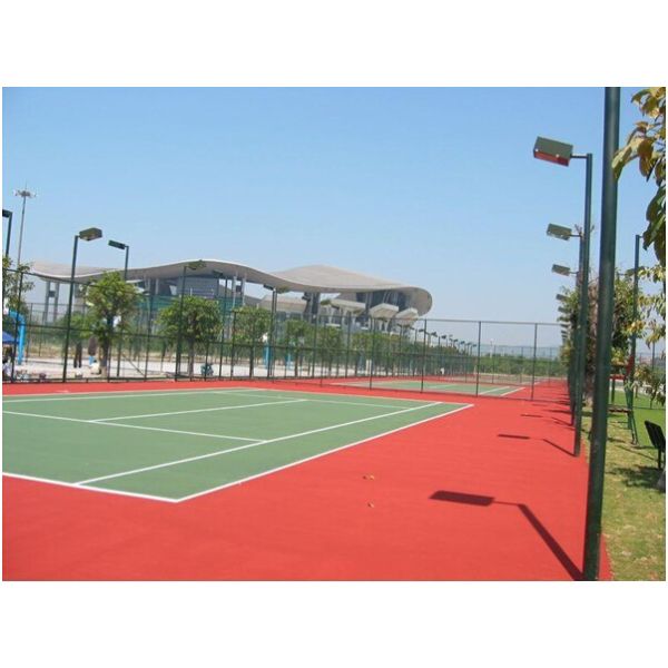 Настил баскетбольной площадки акриловой кислоты ISO9001 3mm на открытом воздухе прочный