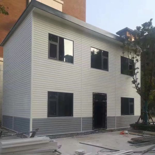 light steel house exterior hanging board Customized Colored PVC Waterproof cladding exterior wall vinyl siding