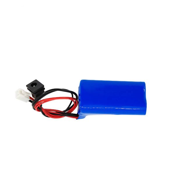 1000 Cycles 12V 2Ah Rechargeable Lithium Ion Battery Pack with 2P Connector & Temperature Sensor Probe for Portable Medical Instrument，RoHS Compliant Made in China