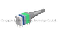 Muesca dual rotatoria absoluta del codificador de eje 16 integrada con el interruptor del empuje