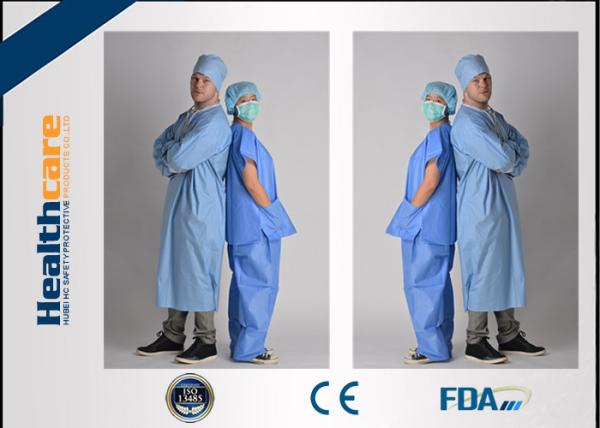 Descartáveis uniformes médicos esfregam os ternos V ou o óleo redondo do estilo do pescoço - resistente