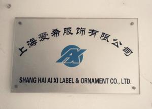 Shanghai Aixi Lable&Ornament Co.Ltd