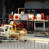 Système entièrement automatisé Extrudeuse à vide à double étage Fabricant de briques d'argile 11000 - 25000 blocs/heure