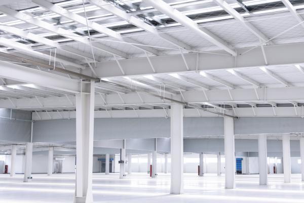 Facilidade de transporte Construção rápida Estrutura de aço leve Armazém