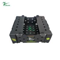 Cajas onduladas de frutas personalizables de superficie plana