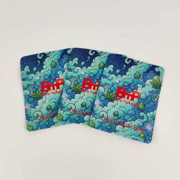 Custom Logo Exotic Smell Proof Resealable Food Grade Antistatic Stand Ziplock Mylar Bags for Chewing Gum Milk 3.5g-1lb 4x5 Cali