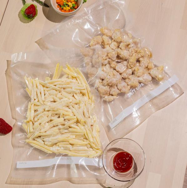 Custom Printed Heavy Duty Embossed Vacuum Pack Food Storage Embossed Vacuum Bags