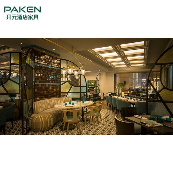 Роскошная пятизвездочная современная мебель части столовой мебели лобби гостиницы