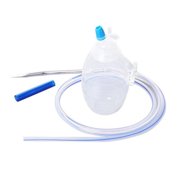 Sistema de drenagem sem fôlego fechado 400Ml da sução médica do vácuo alto do silicone 450Ml