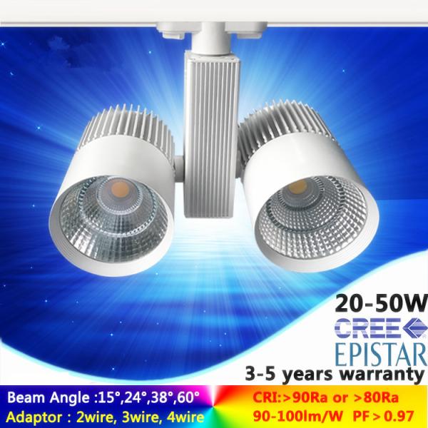 AC100-240V 20W high lumens led track lighting fixtures good design with best quality and low price