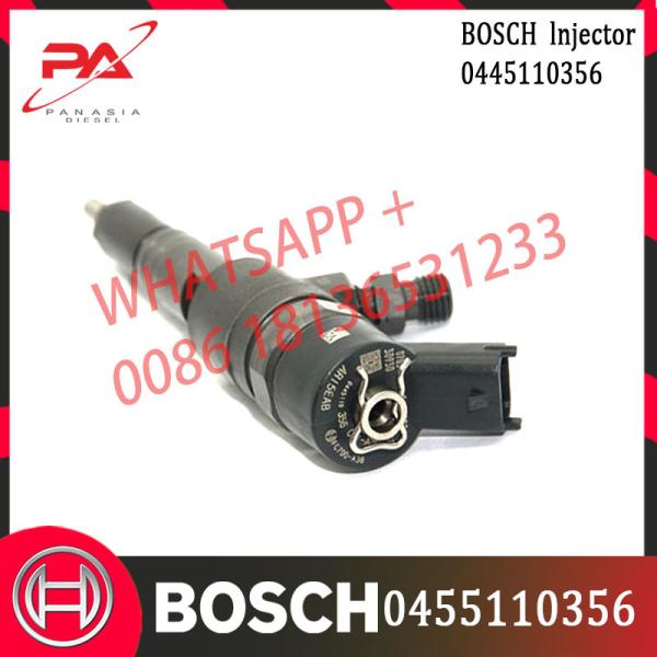 Injetor de combustível 0445110356 diesel para a injeção comum do trilho de Bosch para Yuchai 4F para ônibus 0445 110 356 ISO9001
