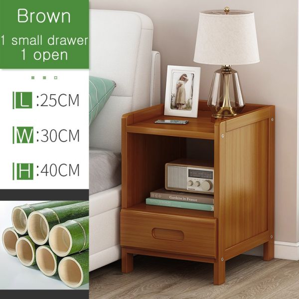 Bedroom Furniture Nightstand with Drawers Small End Table for Storage Desk Bed Side Organizer Cabinet Shelf