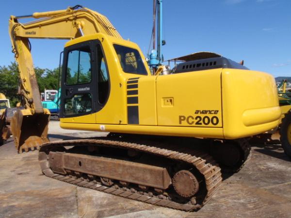 Used KOMATSU excavator PC200-6(No.1 )for sale