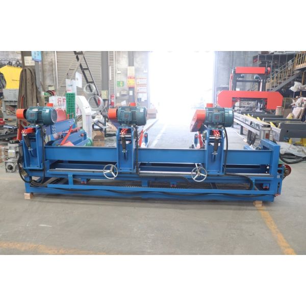 Saw de corte cruzado de madera de cabeza múltiple Saw de banda de cuchilla múltiple Saw de trabajo pesado 3/4/5 Cabezas Saw de corte de cabeza múltiple