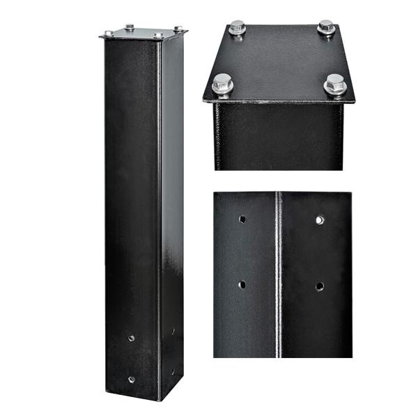 Heavy Duty Steel Top Surface Mount Mailbox Pole In-Ground Post Bracket