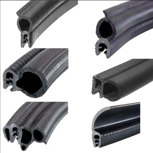 3M Faixa de extrusão de borracha de silicone autoadhesiva em forma de D para serviço de processamento de branco