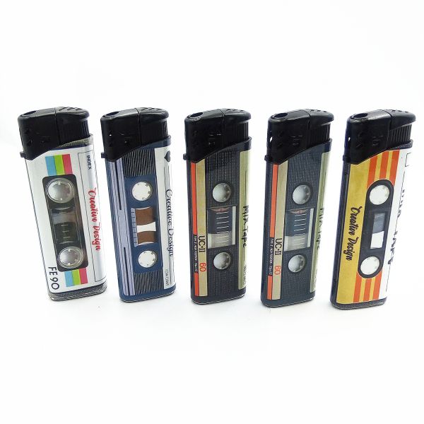 Different Styles High Quality Electric Lighter with Labels