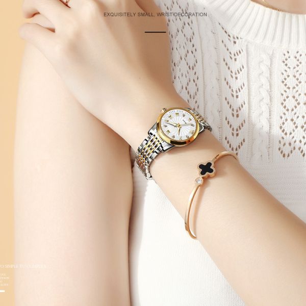 Diamond Waterproof Woman Modern Sophisticate Watch Mechanical Business