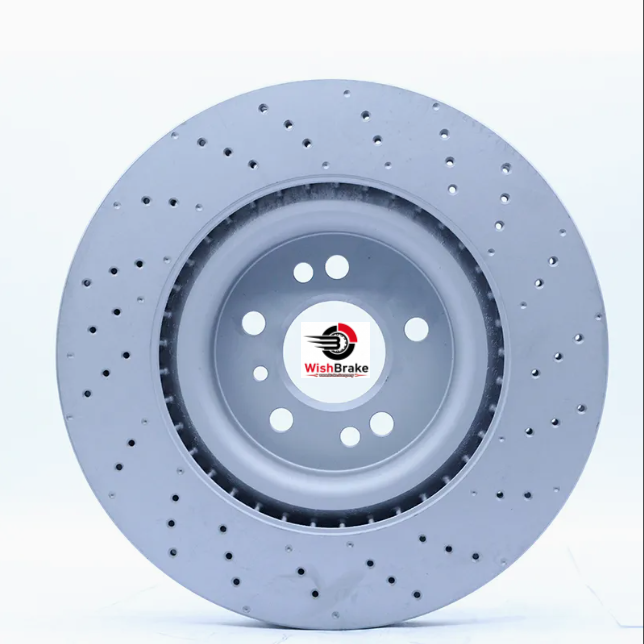 Drilled And Slotted Brake Disc For BMW Audi Mercedes Benz Lamborghini Nissan
