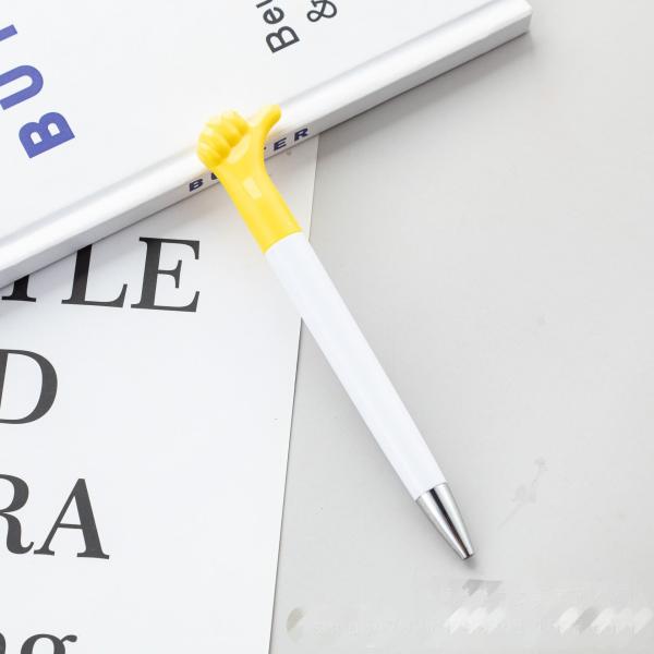 Promotion Plastic Ball Pen 1.0mm Cartoon Thumb Gesture Gift Ball Pen