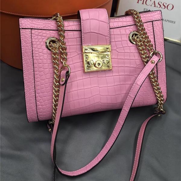 Fancy Genuine Crocodile Belly Skin Female Small Purse Women Flap Bag Exotic Alligator Leather Lady Single Shoulder Bag