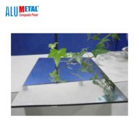 Hoja compuesta de aluminio del panel ACP del espejo de la base AA3003 del LDPE que dobla 2440m m B1 franco