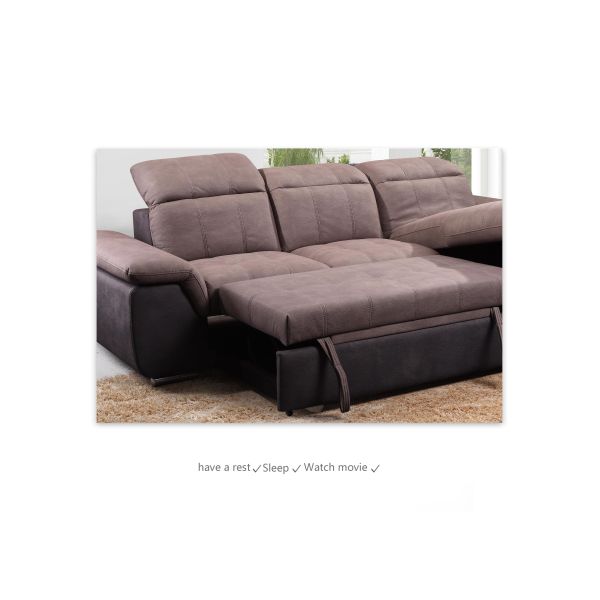 19855 Sofa Cum Bed Foldable Corner Little Two Floors High Motorised And Comfortable Sofa Bed