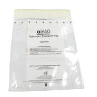 Sac pathologique transparent de spécimen d'examen médical de LDPE à obturation automatique
