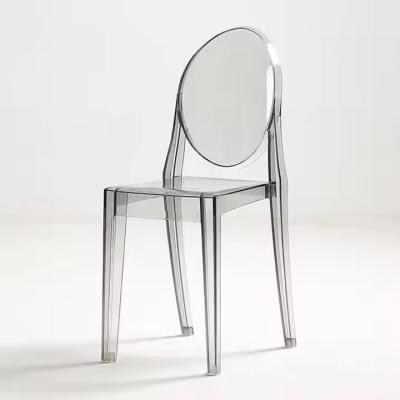 Armless Round Back Clear Chiavari Chairs Polypropylene Acrylic Chiavari Chairs Wholesale