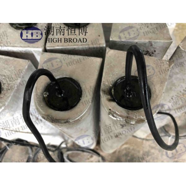 Аноды АЗ63 упакованные сумкой жертвенные жертвенные для катодной защиты от коррозии