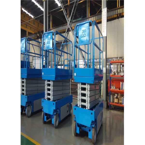 10 M Standard Self Propelled Electric Scissor Lift Automatic 25 Amp Battery Charger