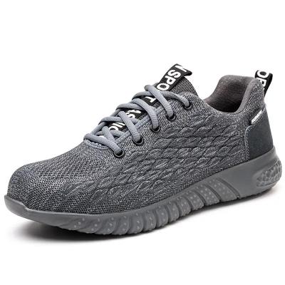 Lightweight SBP Safety Shoes Comfortable Fashion Sport Shoes Grey
