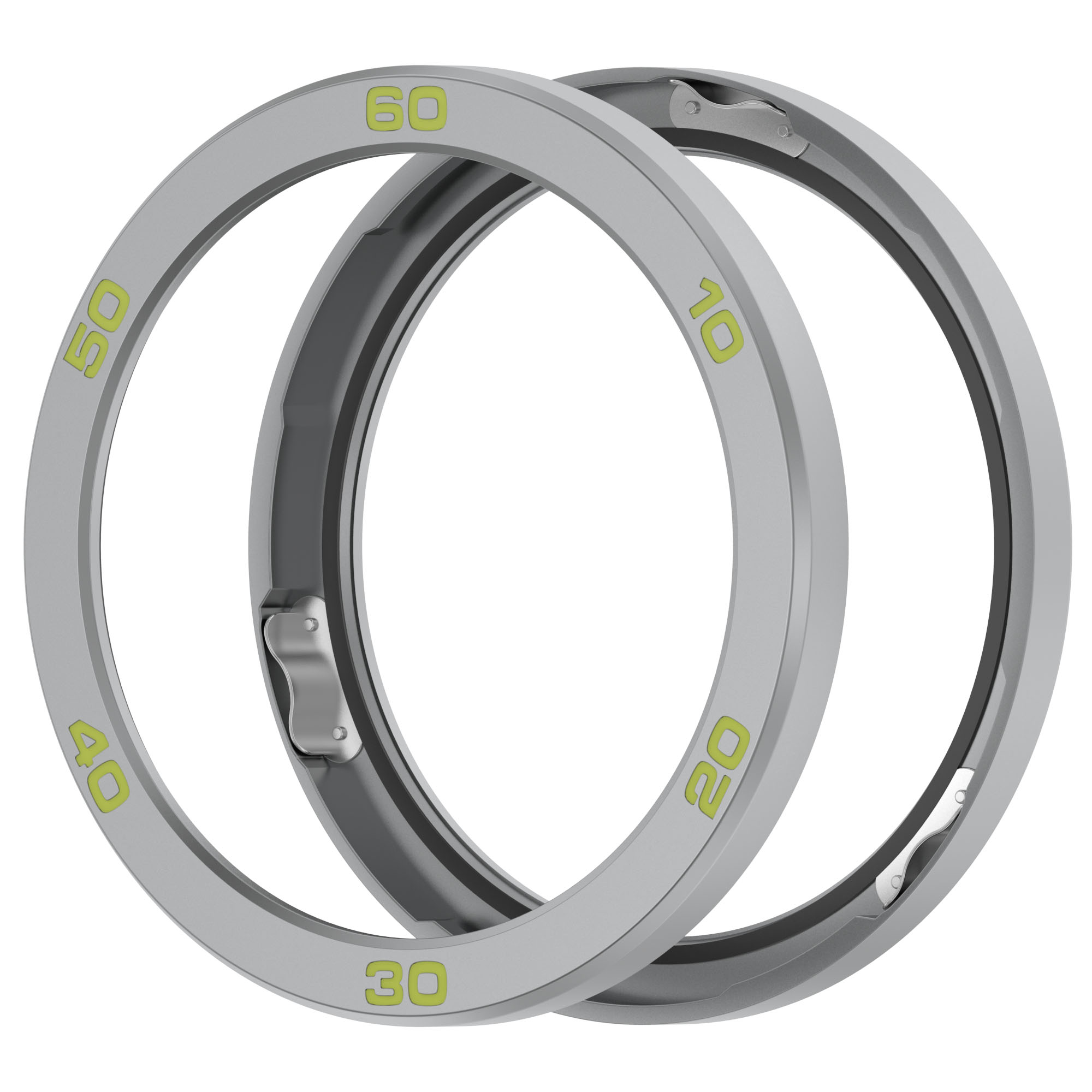 Eraysun Metal Bezel Ring by Nothing Watch Pro2 Watch Anti Scratch Adhesive Frame Protective Cover for CMF Watch Pro2 Bezel Ring