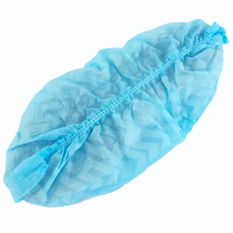 S&J Premium Shoe Covers Plastic PP PE Anti-slip Waterproof Disposable Non woven Safety Shoes Protector Cover