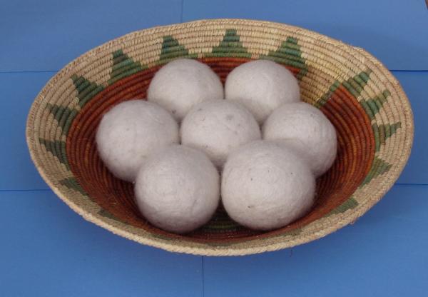 china factory Colored Pure Genuine  6-Pack XL 100% Wool Dryer Balls