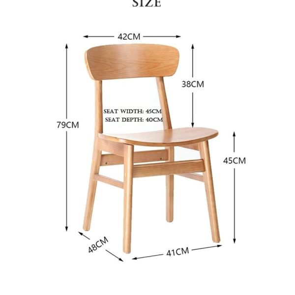 Muebles de comedor clásico Colección sillas de goma de madera maciza sillas de comedor con diseño moderno