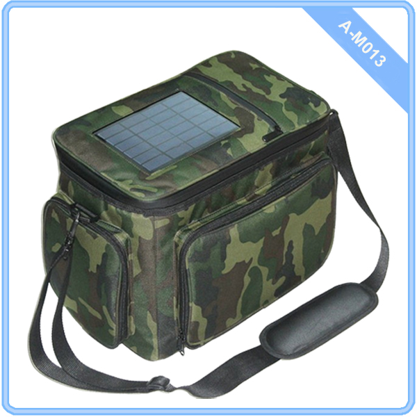 A-M013 Fashion Outdoor SOLAR camo cooler bag Thermos cooler bag Party bag