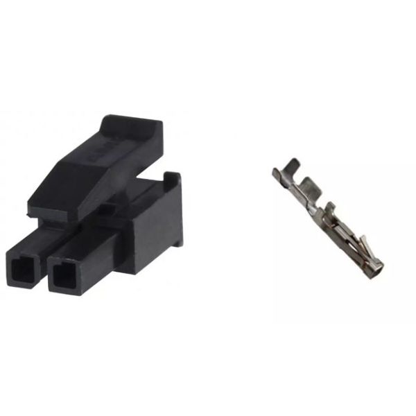 Original TYCO 2P 1445022-2 Micro 3.0mm Pitch Male Connector with 120mm Cable Assembly
