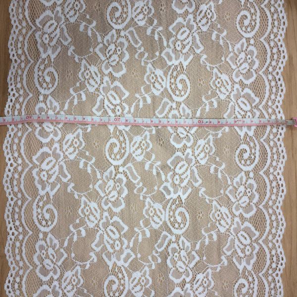 33cm wide 2017 New Fashion Lace Border/ underwear cotton lace edge in Ivory Color