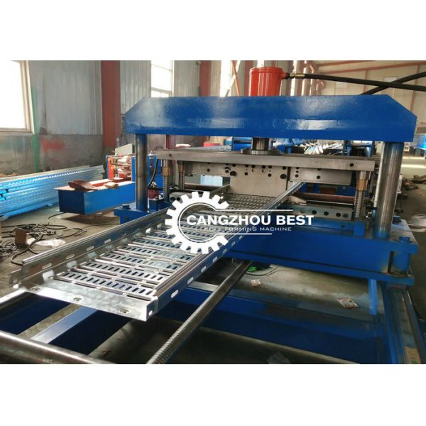 Auto Cable Tray Roll Forming Machine For Professional Design Profiles