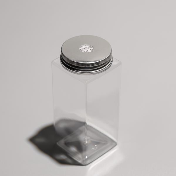 500 ml garrafa PET de plástico transparente com tampa de alumínio garrafas de suco de plástico