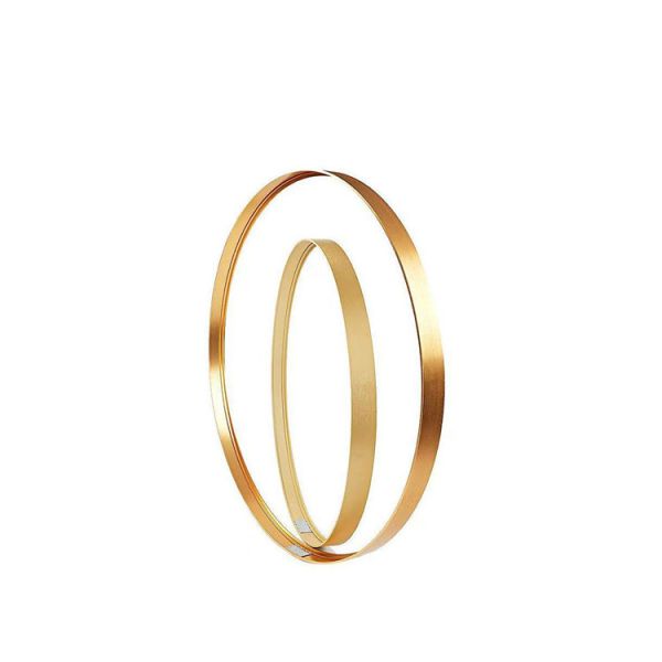 6063 T5 почистили поверхностный алюминиевый профиль щеткой рамки зеркала для фото изображения СИД