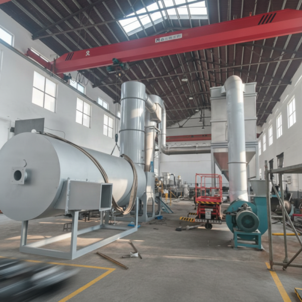 Dry Crushing Spin Flash Dryer Moisture Removal 50kg/H Rotary Air Dryer