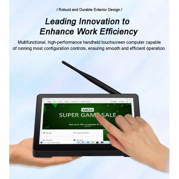 Incorporado en el exterior impermeable 1000 Nits 13,3 pulgadas Full HD IPS capacitivo panel de control industrial de pantalla táctil de montaje trasero