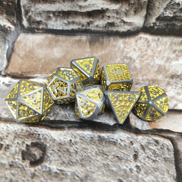 Pokemon card Wholesale Glow Polyhedral Black chip Dice Sets Polyhedral