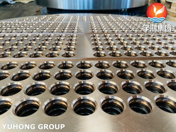 Desalination Brine Heater Condenser Tube Bundle SB111 C71500 Seamless Tubes Assembled