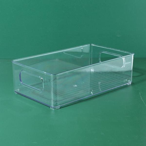 Clear Stackable Storage Bins With Lids, Large Plastic Containers With Handle For Pantry Organizer And Storage,Perfect For Bathroom,Cabinet,Kitchen,Fridge,Closet Organization